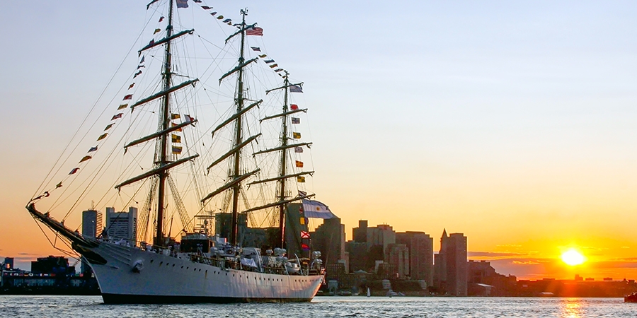 boston tall ship sunset cruise
